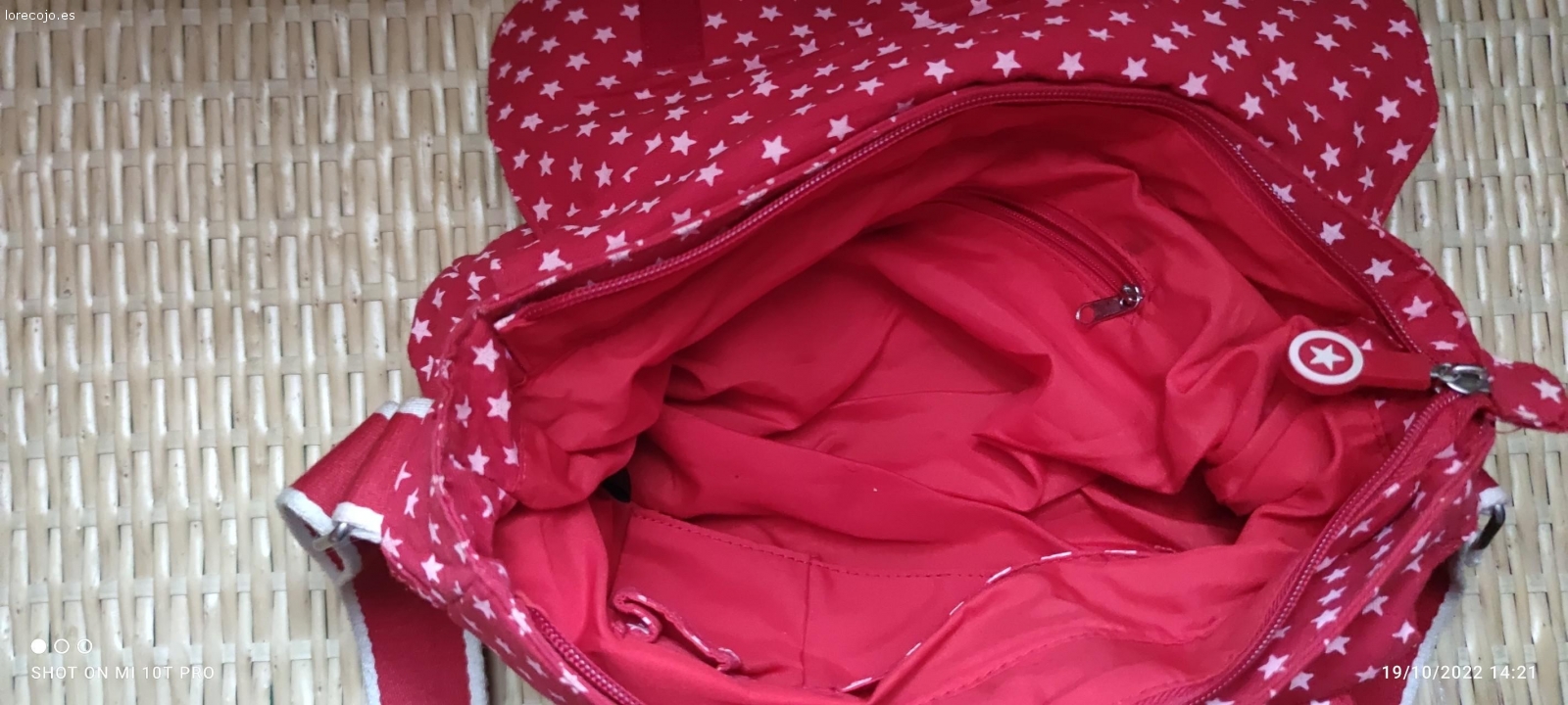 bolso. bolso rojo