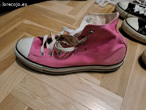 Converse all star talla 10 rosa