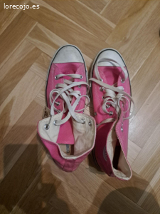 Converse all star talla 10 rosa