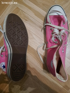 Converse all star talla 10 rosa