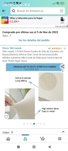 funda de sillas